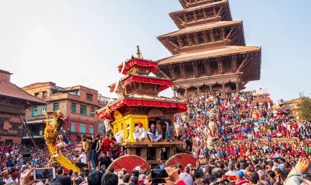 भक्तपुरमा आजदेखि बिस्काः जात्रा