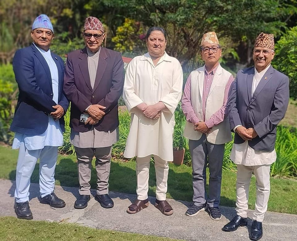 राप्रपाका शीर्ष नेताले भेटे पूर्वराजा ज्ञानेन्द्र शाह
