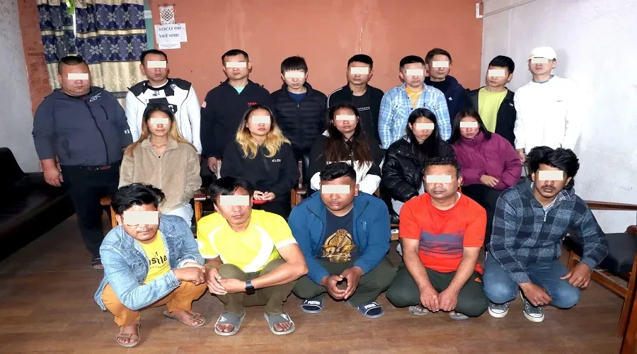 अनलाइनबाट ठगी गर्ने नौ चिनियाँसहित १९ पक्राउ